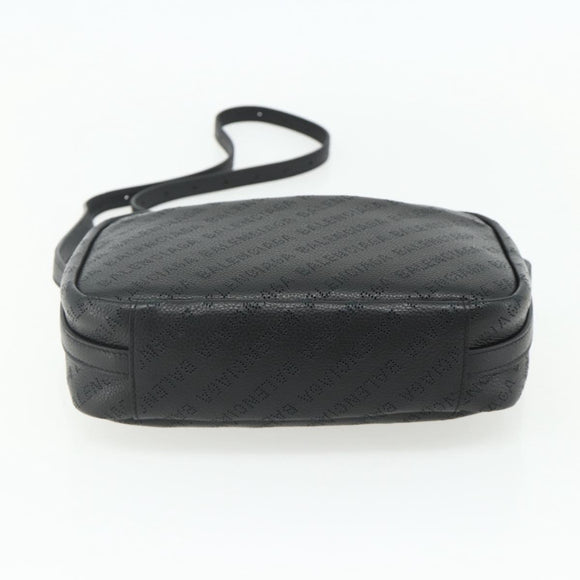 BALENCIAGA Every Day Shoulder Bag Leather Black 679267 Auth ep14300V