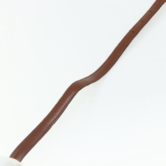 LOUIS VUITTON Adjustable Shoulder Strap Leather 37""-44.1"" Brown Auth ep14301