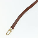 LOUIS VUITTON Adjustable Shoulder Strap Leather 37""-44.1"" Brown Auth ep14301-13