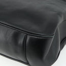 GUCCI Bamboo Hand Bag Leather 2way Black Gold 001 3754 1577 Auth ep14302-17
