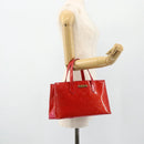 LOUIS VUITTON Monogram Vernis Wilshire PM Hand Bag Rose Pop M93643 Auth ep14308-23