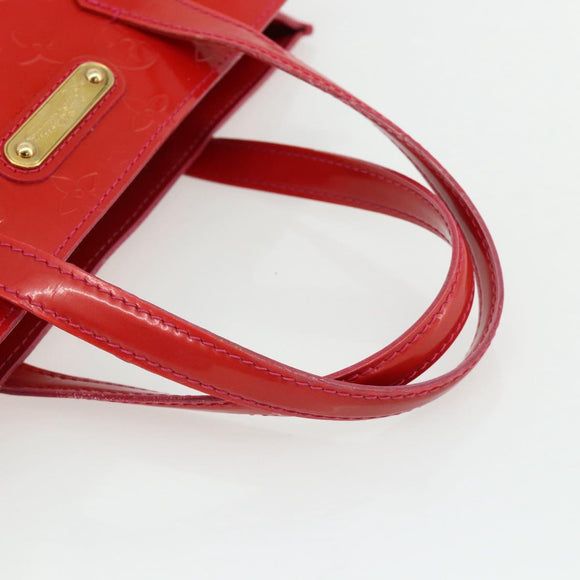 LOUIS VUITTON Monogram Vernis Wilshire PM Hand Bag Rose Pop M93643 Auth ep14308