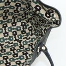 GUCCI GG Canvas Guccissima Tote Bag Leather Black Gold 197953 Auth ep14309-16