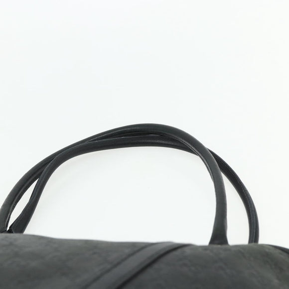 GUCCI GG Canvas Guccissima Tote Bag Leather Black Gold 197953 Auth ep14309