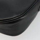Burberrys Shoulder Bag Leather Black Gold Auth ep14310-15