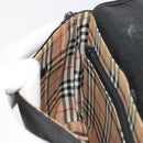 Burberrys Shoulder Bag Leather Black Gold Auth ep14310-18