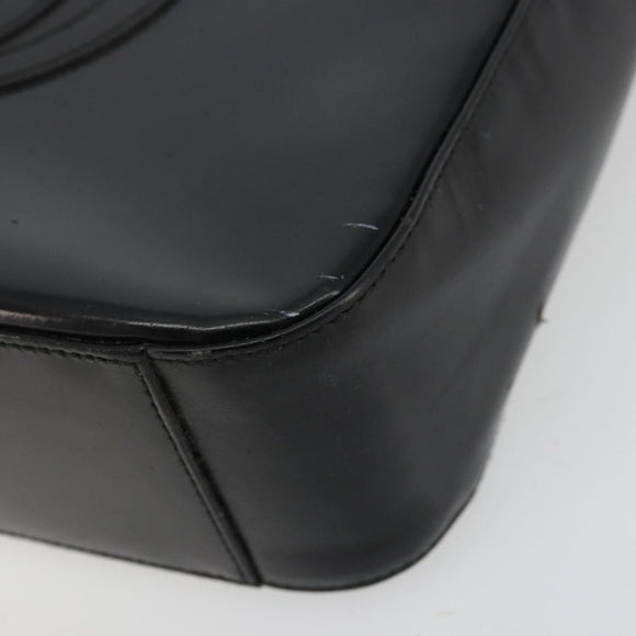 GUCCI Shoulder Bag Patent leather Black Silver 000 0506 1013 Auth ep14311