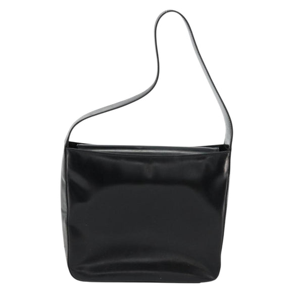 GUCCI Shoulder Bag Patent leather Black Silver 000 0506 1013 Auth ep14311