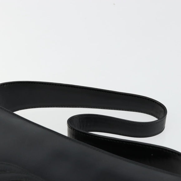 GUCCI Shoulder Bag Patent leather Black Silver 000 0506 1013 Auth ep14311
