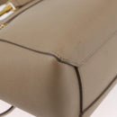 CELINE Belt Bag Hand Bag Leather 2way Beige Gold Auth ep14314-14