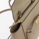 CELINE Belt Bag Hand Bag Leather 2way Beige Gold Auth ep14314-19