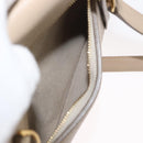 CELINE Belt Bag Hand Bag Leather 2way Beige Gold Auth ep14314-24