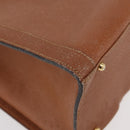 GUCCI Bamboo Hand Bag Leather Brown Gold 002 0260 Auth ep14319-9