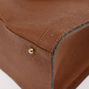GUCCI Bamboo Hand Bag Leather Brown Gold 002 0260 Auth ep14319-16