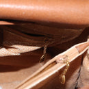 GUCCI Bamboo Hand Bag Leather Brown Gold 002 0260 Auth ep14319-21