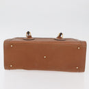 GUCCI Bamboo Hand Bag Leather Brown Gold 002 0260 Auth ep14319-5