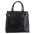 GUCCI Hand Bag Patent Leather Black Gold 000 2404 0503 Auth ep14321-1