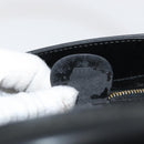 GUCCI Hand Bag Patent Leather Black Gold 000 2404 0503 Auth ep14321-12