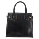 GUCCI Hand Bag Patent Leather Black Gold 000 2404 0503 Auth ep14321-13