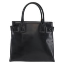 GUCCI Hand Bag Patent Leather Black Gold 000 2404 0503 Auth ep14321-2