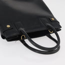 GUCCI Hand Bag Patent Leather Black Gold 000 2404 0503 Auth ep14321-6