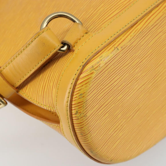 LOUIS VUITTON Epi Coblanc Schoudertas Geel M52293 LV Auth ep14324A