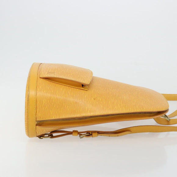 LOUIS VUITTON Epi Coblanc Schoudertas Geel M52293 LV Auth ep14324A