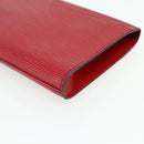 LOUIS VUITTON Epi Art Deco Clutch Bag Red M52637 LV Auth ep14325-15