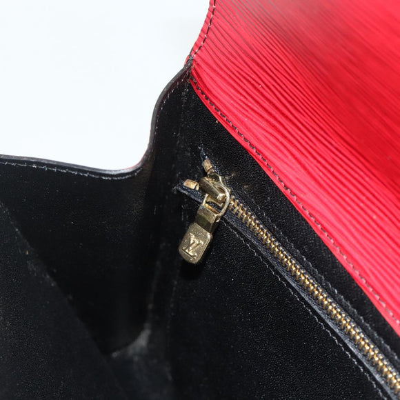 LOUIS VUITTON Epi Art Deco Clutch Bag Red M52637 LV Auth ep14325