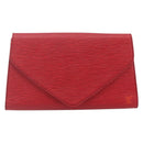 LOUIS VUITTON Epi Art Deco Clutch Bag Red M52637 LV Auth ep14325-13