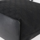 GUCCI GG Canvas Hand Bag Black Silver 31243 Auth ep14335-11
