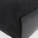 GUCCI GG Canvas Hand Bag Black Silver 31243 Auth ep14335-12