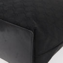 GUCCI GG Canvas Hand Bag Black Silver 31243 Auth ep14335-13