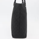 GUCCI GG Canvas Hand Bag Black Silver 31243 Auth ep14335-4