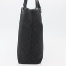 GUCCI GG Canvas Hand Bag Black Silver 31243 Auth ep14335-5