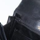 GUCCI Shoulder Bag Leather Black Gold Auth ep14337-25