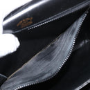 GUCCI Shoulder Bag Leather Black Gold Auth ep14337-12
