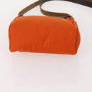 HERMES Her Line Herbag TPM Shoulder Bag Canvas 2way Red Gold Auth ep14339A-9