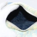 Christian Dior Trotter Canvas Shoulder Bag PVC Light Blue Silver Auth ep14342-22