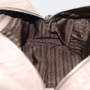 PRADA Chain Shoulder Bag Leather Pink Silver Auth ep14352A-19