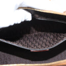 Christian Dior Street Chic Hand Bag Leather Brown Gold Auth ep14353A-23
