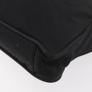 PRADA Tote Bag Nylon Black Silver Auth ep14354A-14
