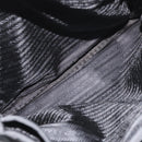 PRADA Tote Bag Nylon Black Silver Auth ep14354A-25