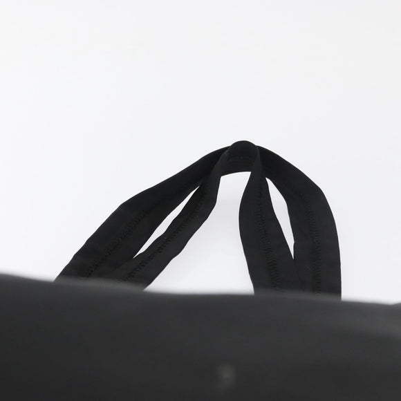 PRADA Tote Bag Nylon Black Silver Auth ep14354A