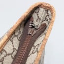 GUCCI GG Plus Supreme Web Sherry Line Tote Bag PVC Beige Gold Auth ep14358-17