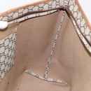 GUCCI GG Plus Supreme Web Sherry Line Tote Bag PVC Beige Gold Auth ep14358-20