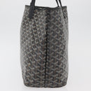 GOYARD Saint Louis PM Tote Bag PVC Canvas Black Silver Auth ep14359SAV-3