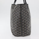 GOYARD Saint Louis PM Tote Bag PVC Canvas Black Silver Auth ep14359SAV-5