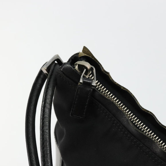 GUCCI Shoulder Bag Nylon Black Silver 001 3766 Auth ep14364