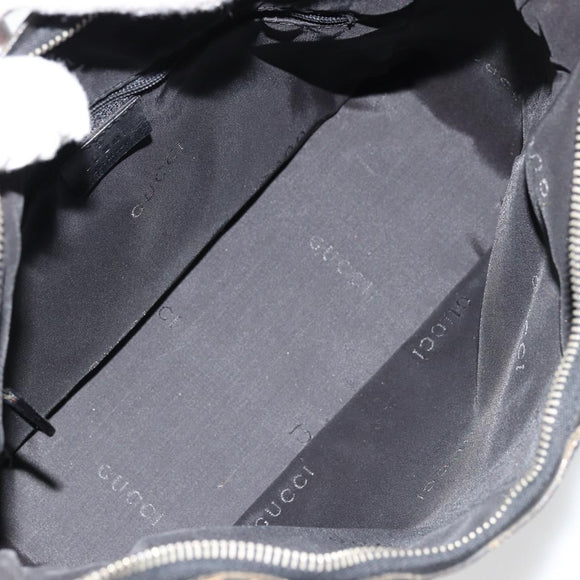 GUCCI Shoulder Bag Nylon Black Silver 001 3766 Auth ep14364